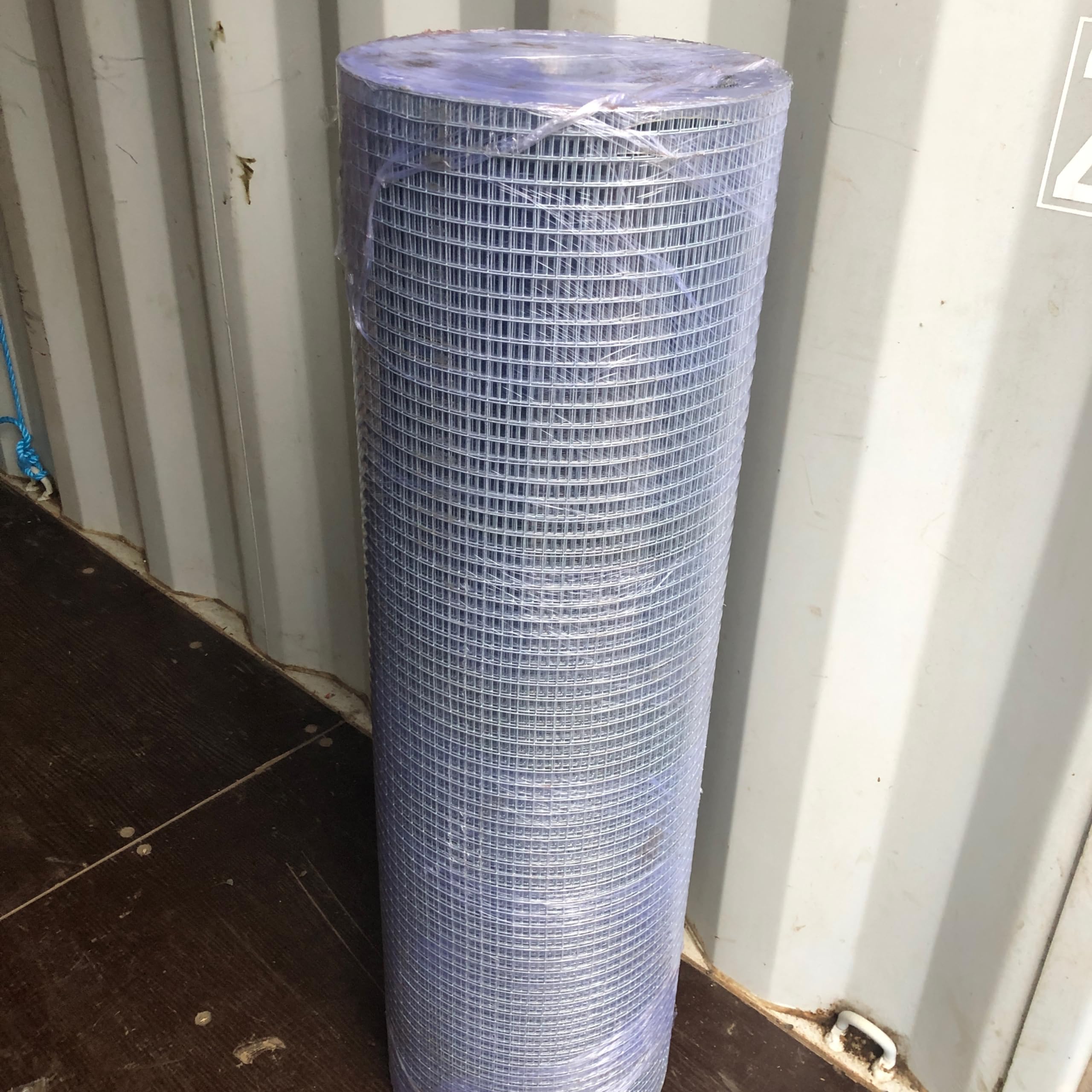30m x 90cm Galvanised Welded Mesh, Welded Chicken Wire Mesh for Outdoor Use (1/2''x1/2'', 19 Gauge)