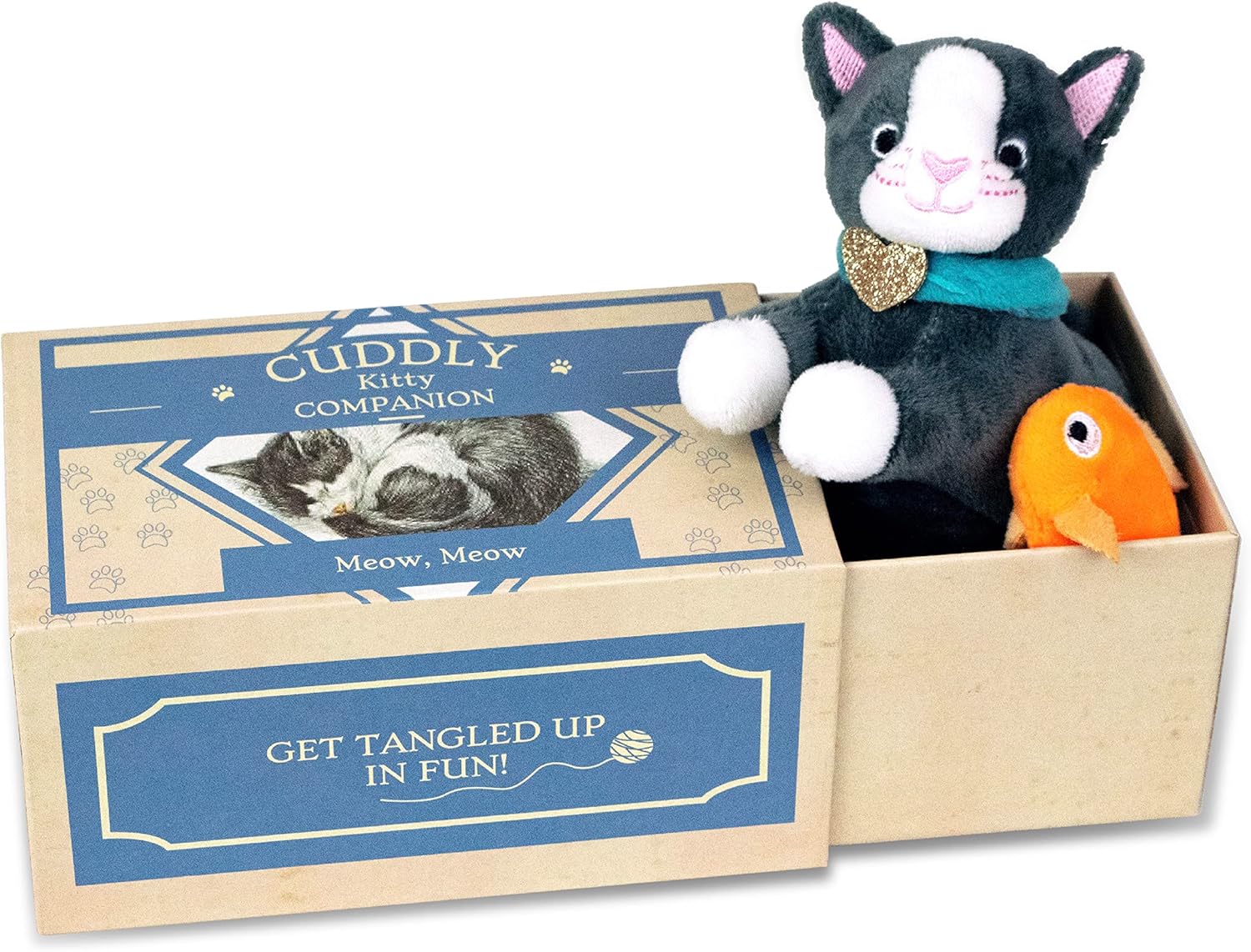 Foothill Toy Co. Animals in Boxes 'Mittens The Kitten