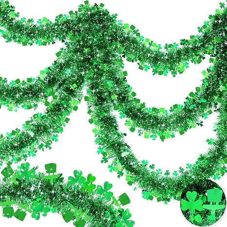 TURNMEON 33 Ft Tinsel Garland St 