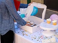 Vista 10 de Southern Champion Bandeja 24023 paperboard ventana Panadería Caja, 6" longitud x 6" ancho x 3" Altura (Caso de 200), color blanco