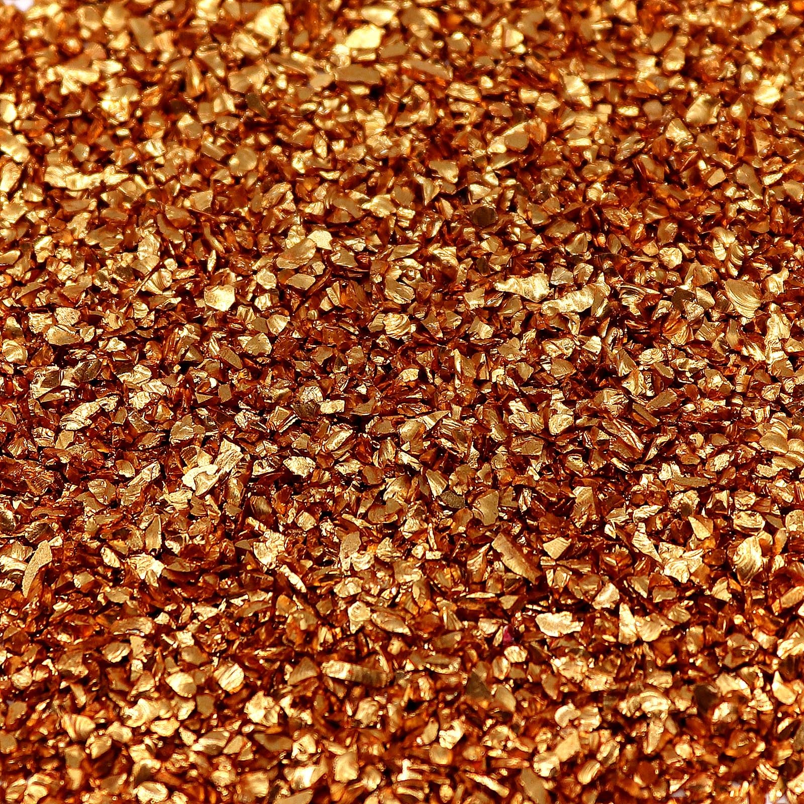 Crushed Glass Irregular Metallic Chips Sprinkles Chunky Glitter Gold Plated 2-4mm for Nail Arts Craft DIY Vase Filler Epoxy Resin Mold Jewelry Making Decoration?Gold1?
