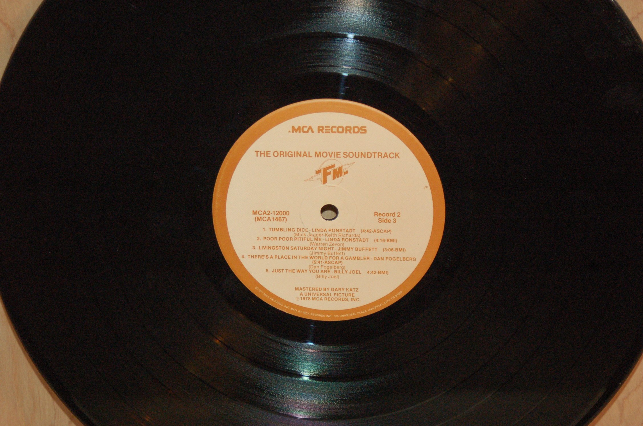 Various - FM: The Original Movie Soundtrack - MCA Records - MCA2-12000