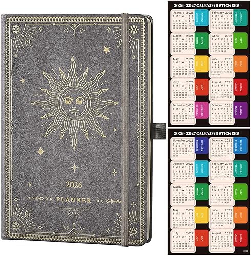 Miniatura 8 de Agenda 2022-2023 Agenda semanal y mensual para 18 meses, 2022 x 2023, julio 2022 a diciembre 2023, 5.75 x 8.25 pulgadas, cuero sintético suave con