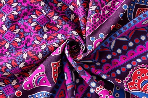 Miniatura 10 de Popular Handicrafts Original Ombre - Tapiz indio Mandala para pared, ornamento hippie, colcha bohemia con brillo metálico