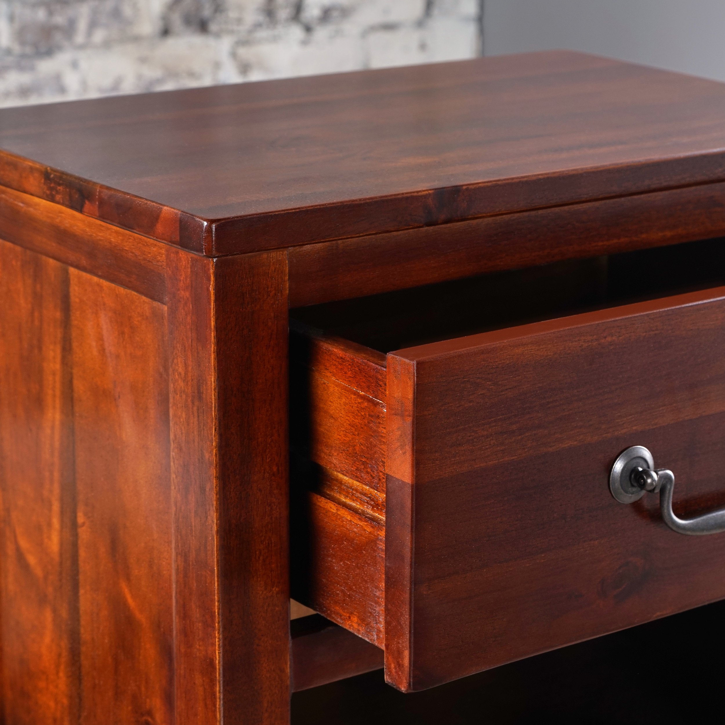 Amazon.co.jp: ShelbyリッチマホガニーAcacia Wood with Faux