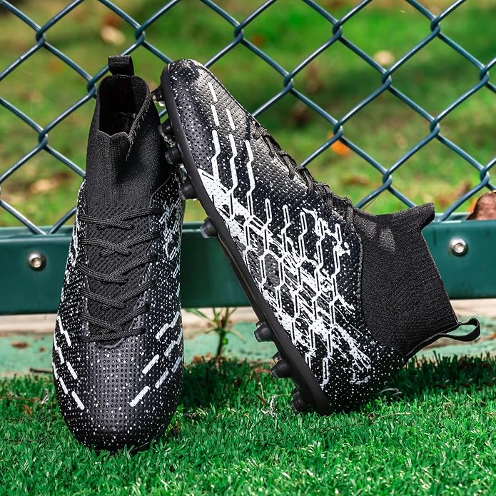 Guayos de fútbol unisex con sistema sin cordones y soporte en el tobillo miniatura 2