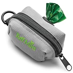 Tuff Mutt Dog Poop Bag Holder with Velcro Attachment - Durable Fabric Poop Bag Dispenser for Leashes -