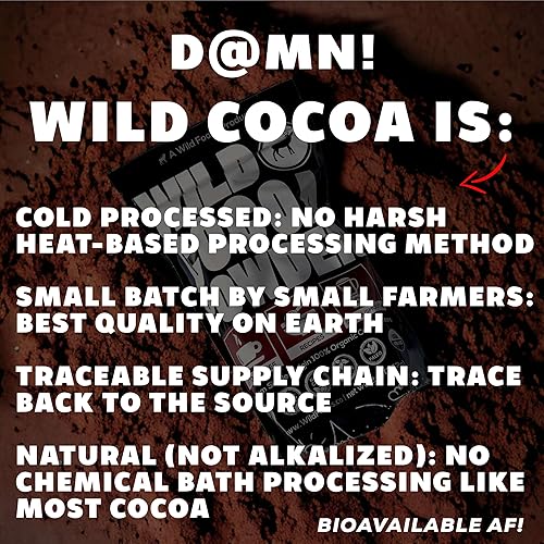 Miniatura 3 de Cacao orgánico crudo en polvo, hecho a mano, de origen único, comercio justo, cacao no alcalinado de Perú (24 onzas)