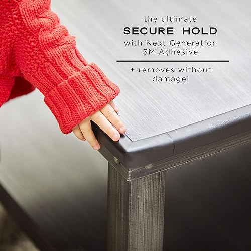 Miniatura 3 de Bebe Earth - Juego de protectores de bordes y esquinas a prueba de bebés (16 esquinas), parachoques de seguridad, muebles y mesas a prueba de niños,