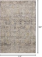 Vista 231 de Loloi Jean Stoffer Katherine Collection KES-02 Ocean/Coral 2'-7'' x 10'-0'', .25" Pile Height, Runner Rug