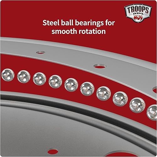 Miniatura 3 de Lazy Susan - Rodamiento de bolas de acero para mesa, encimera de cocina, despensa, gabinete, especias, maquillaje, soporte de TV, placa base