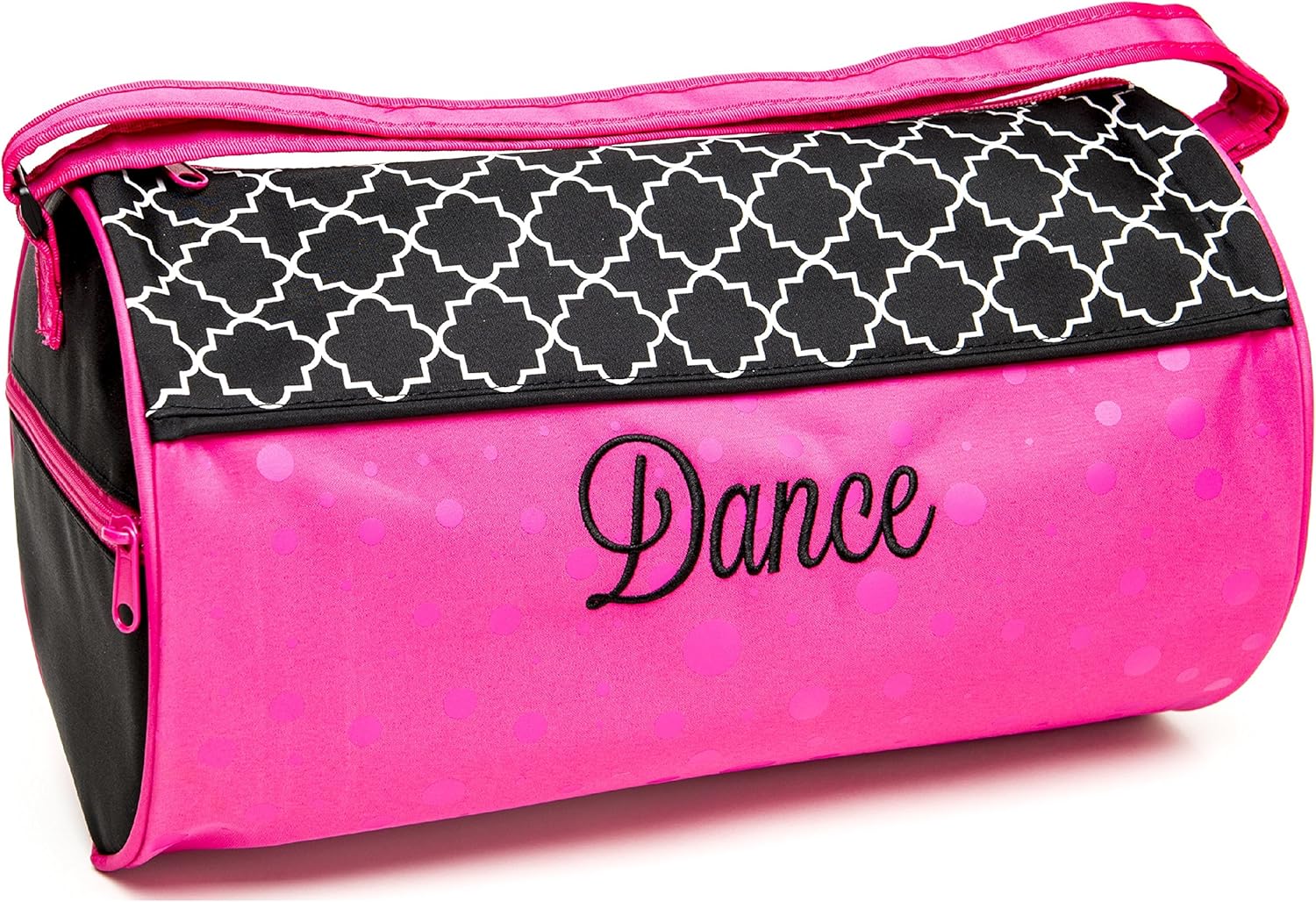 Sassi Designs Lattice & Dots Dance Medium Roll Duffel Bag