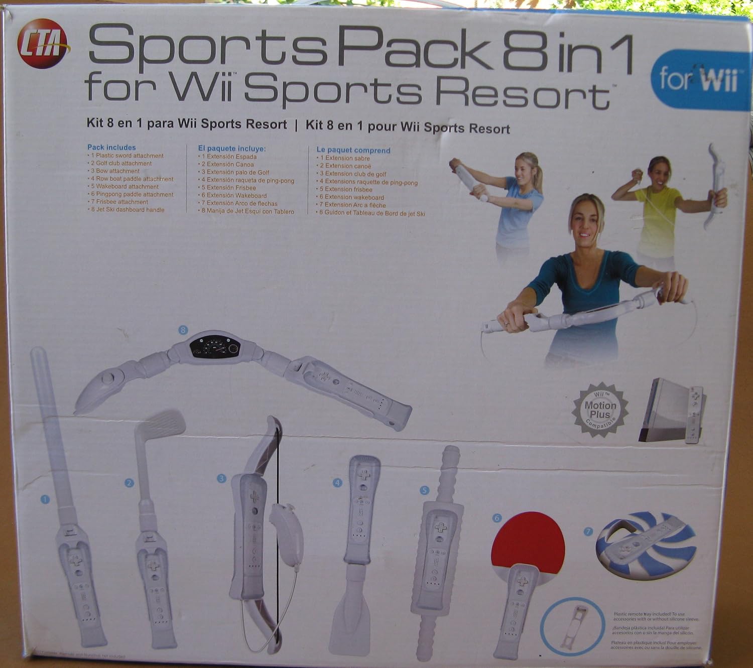 CTA Sports Pack 8-in-1 for Wii Sports Resort
