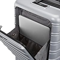 Vista 7 de Samsonite Omni 2 - Equipaje rígido extensible con ruedas giratorias, Plateado (Arctic Silver)