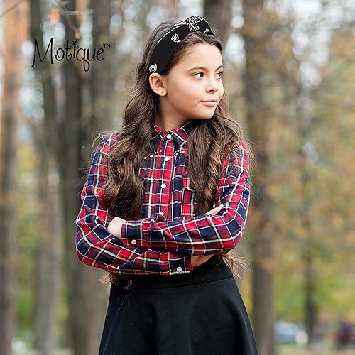 Miniatura 2 de Motique Accessories Diadema con nudo turbante de cachemira para niñas