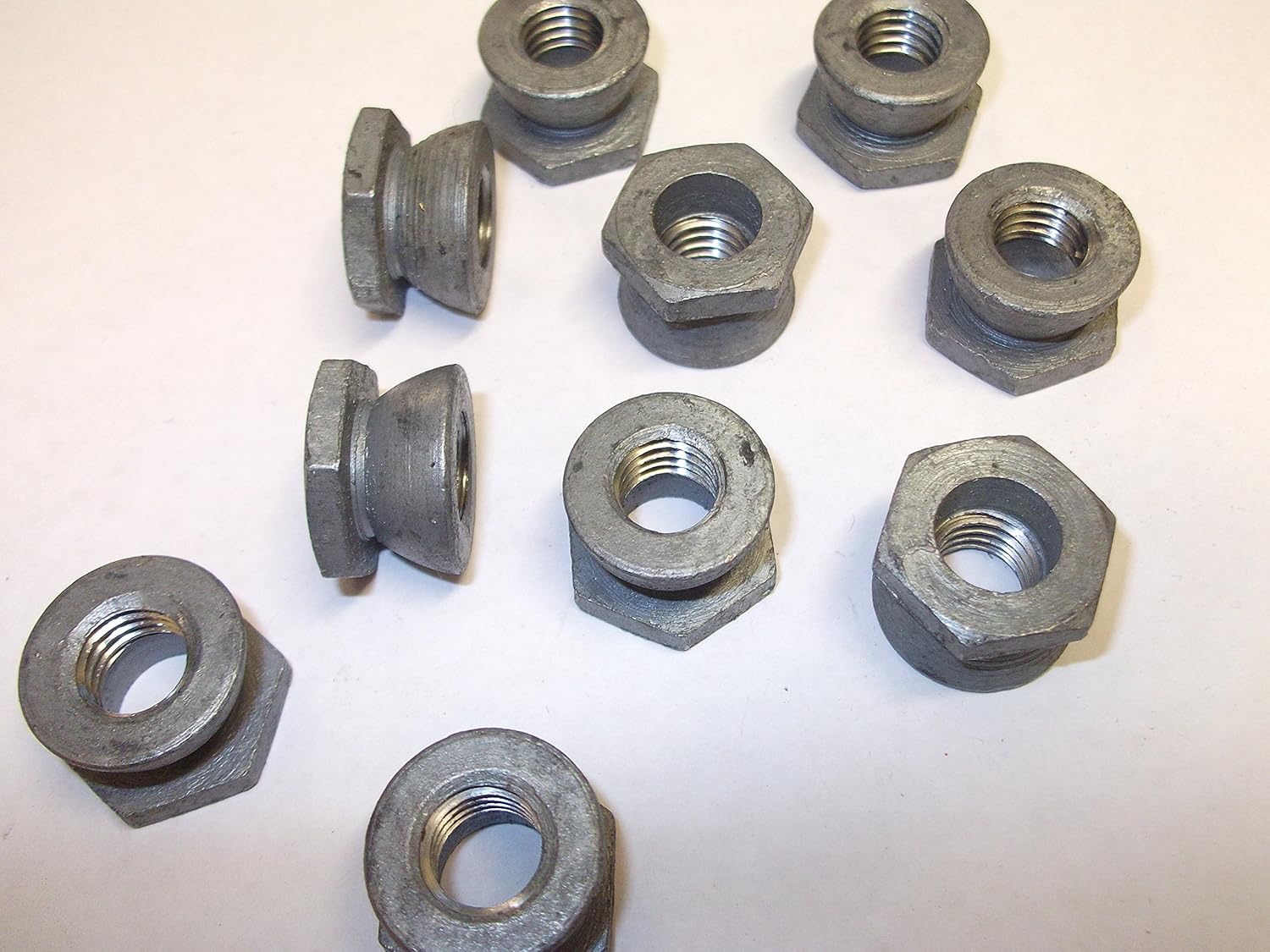 10 x M8 Shear Nuts 8mm x 1.25 Pitch Anti Vandal Security Tamper Proof