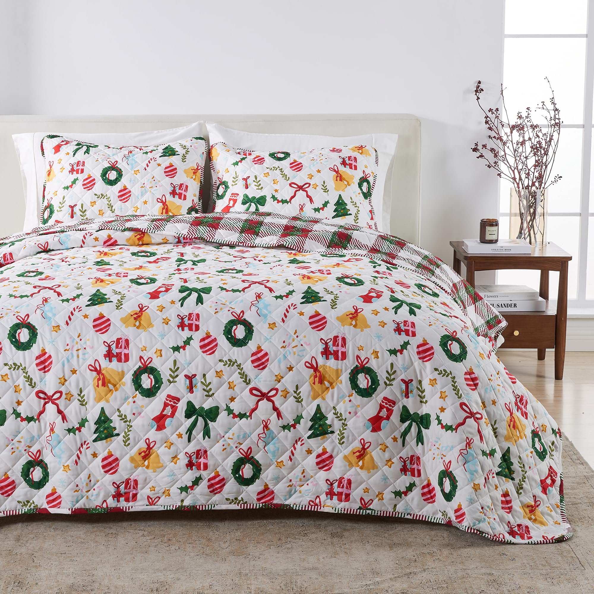Bloc De Couette Jo-Ann 'Mois Du Bébé' - Thème Annonces De Noël - Taille 1-12 Mois
