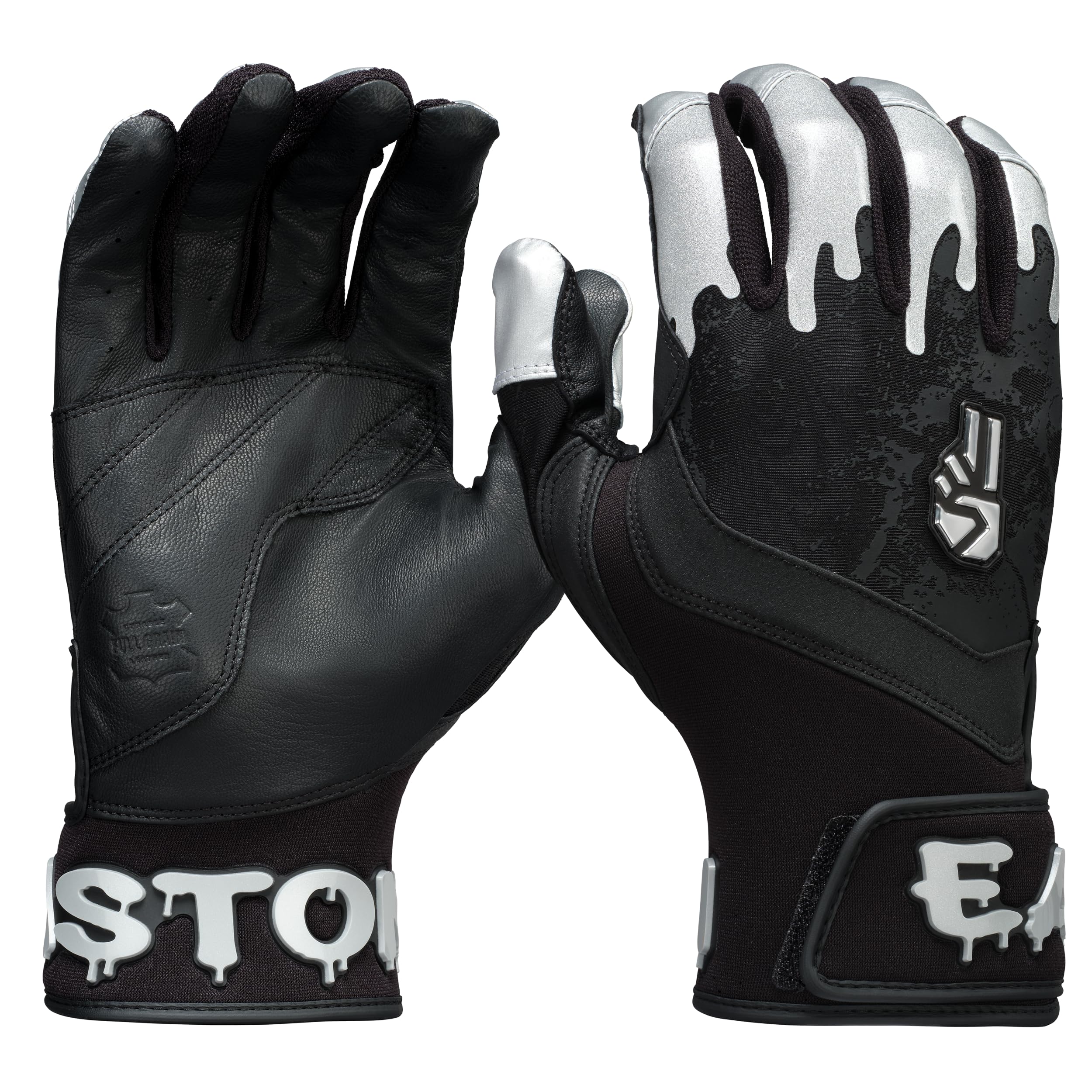 Walkoff Ethos Youth Baseball Batting Gloves, Youth S, Dub Darkside