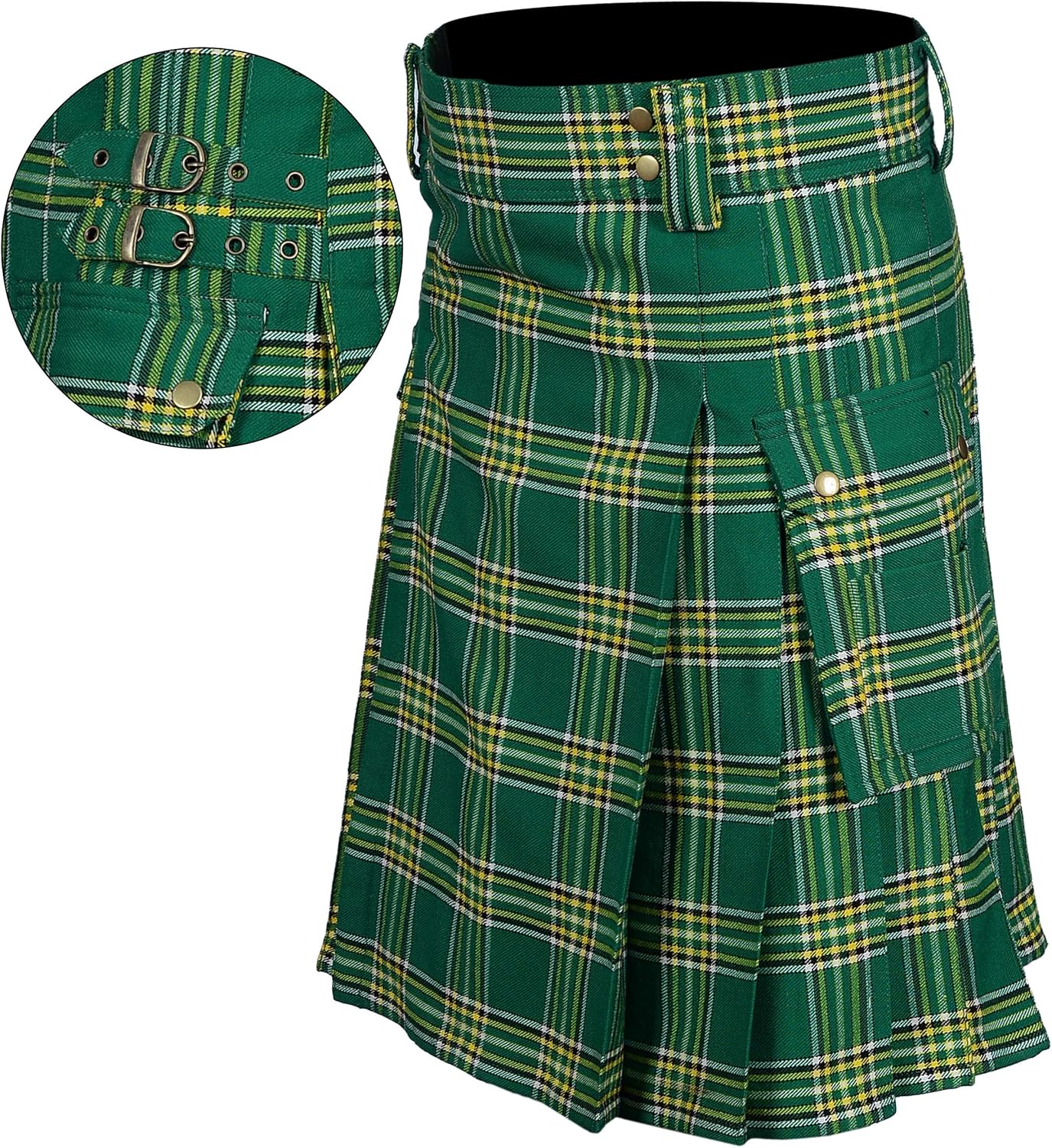 Tartan Utility Kilts for Men 8 Yard 13oz Kilt Available in Various Scottish Tartans - Image 2