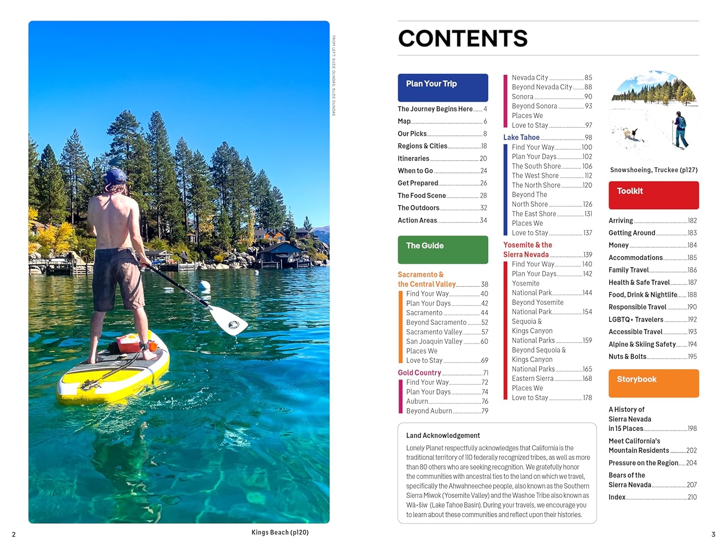 Lonely Planet Lake Tahoe, Yosemite and Central California (Travel Guide)      Paperback – January 13, 2026