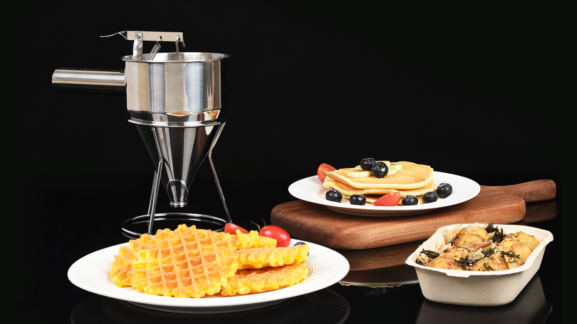 Amazon.com: Pancake Batter Dispenser, 40 OZ Multi-Caliber