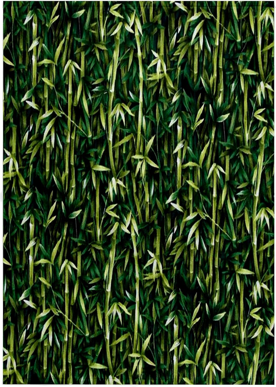 3dRose Print of Green Bamboo Plants 22x30 Bath Hand Pool Towel