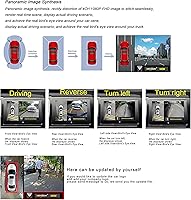 Vista 9 de Universal 360 Degree Bird View System Car DVR Record Panoramic View All Round Rear View Camera System for All Car