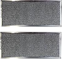 Vista 1 de Filter Everything Filtros de aluminio de repuesto para microondas compatibles con Whirlpool W10120839A, modelos Kenmore – 5-5/8 x 11-5/8 x 3/32