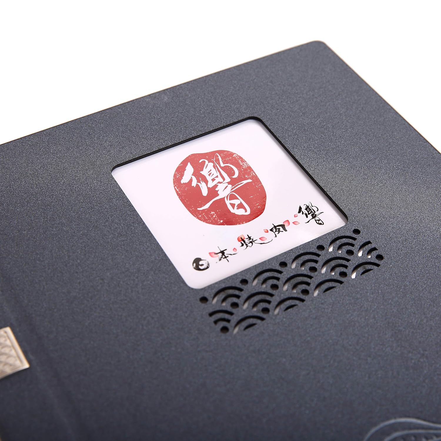 A4 menu Covers/Wine List with Logo, Included 5 Poly Pockets,Gift 10 Printing Paper, 30 menus Pack (Square)