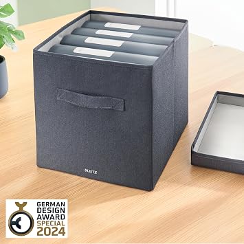 Leitz Kumaş Saklama Kutusu 2 Adet, Kapaklı L
