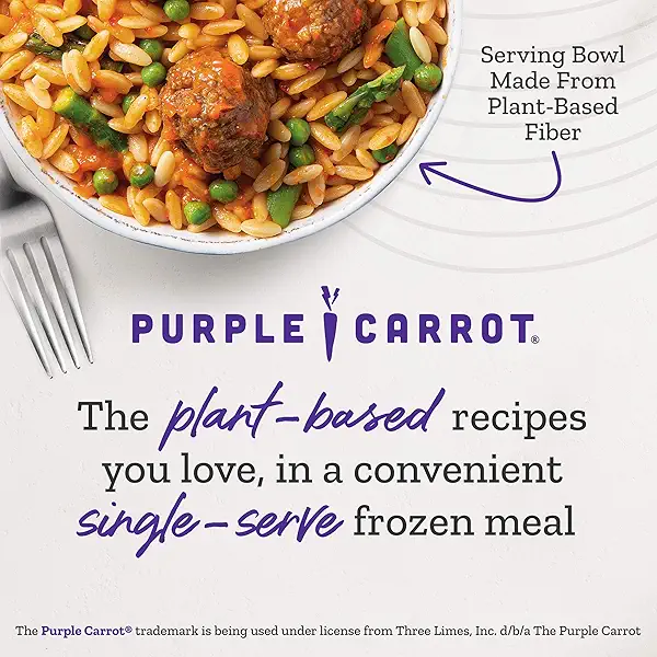 Purple Carrot Gardein Plant-Based Meatball Marinara, Vegan, Frozen Meal, 10.75 oz. 8