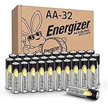 Energizer AA Batteries Alkaline Power, 32 Count Alkaline Double A Battery Pack