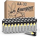 Energizer AA Batteries Alkaline Power, 32 Count Alkaline Double A Battery Pack