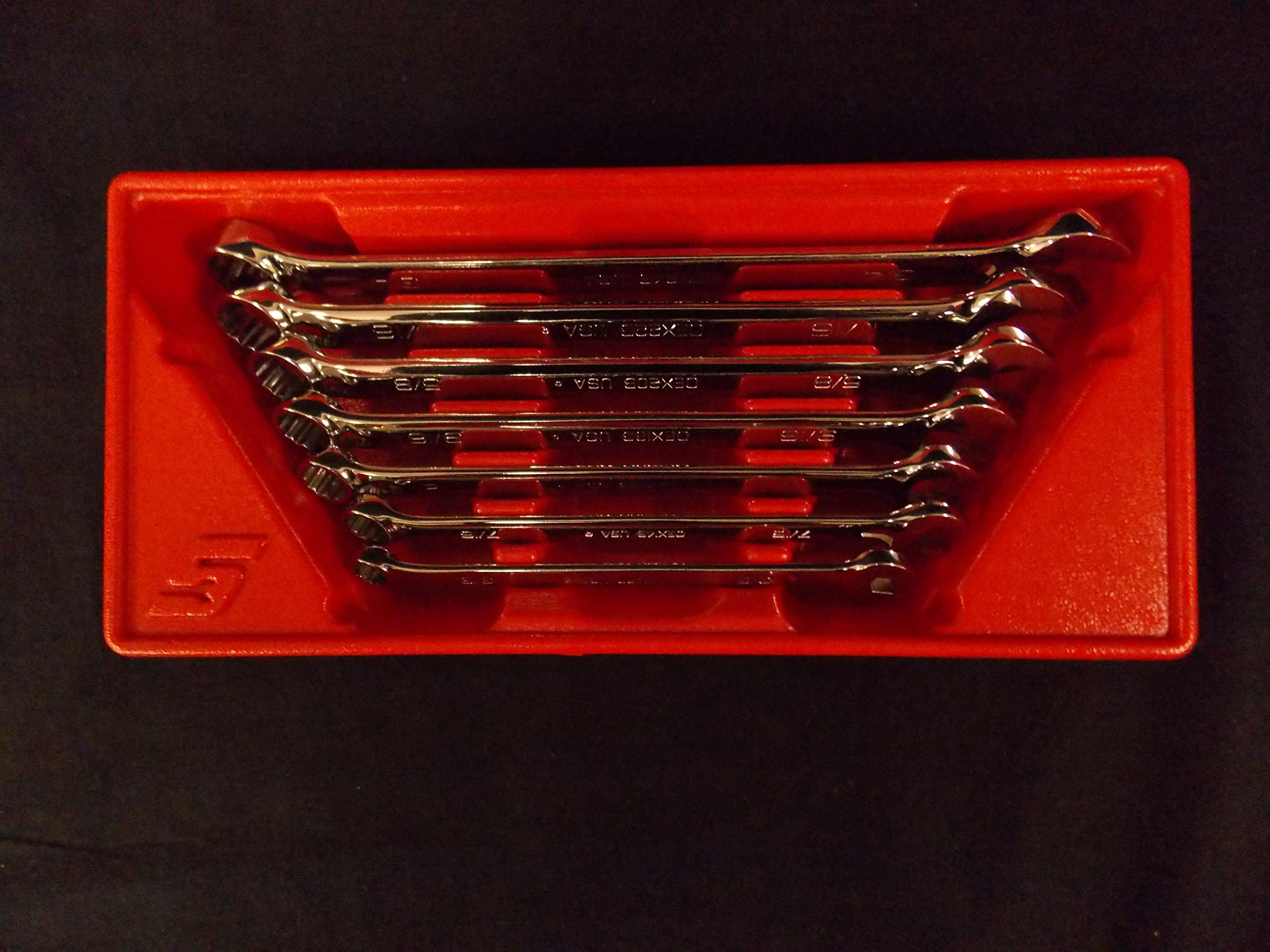 SNAP-ON 7 PIECE SAE 12 PT. COMBINATION WRENCH SET - Cell Phone 