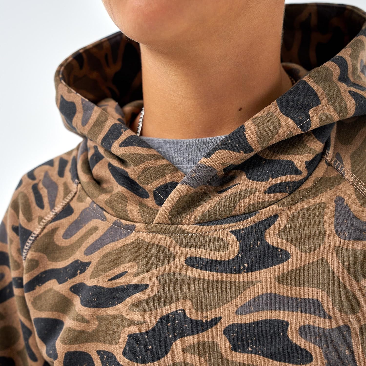 Burlebo Youth Fleece Hoodie – Soft Kids Pullover with Kangaroo Pocket and Adjustable Hood