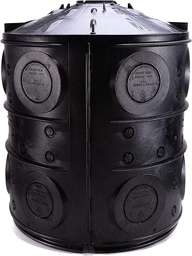 Miniatura 2 de NDS FWAS24 - Kit de sistema de pozos secos de agua tormentosa Flo con 3 paneles laterales y 1 cubierta, negro y 900BKITRTL1PK kit de drenaje de