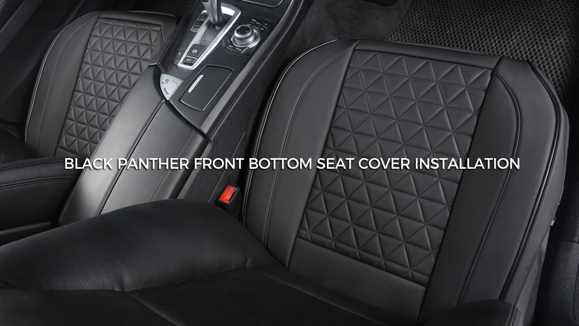 THE ALTERNATIVE クッション Amazon.com: Black Panther 1 Pair Luxury Faux Leather Car