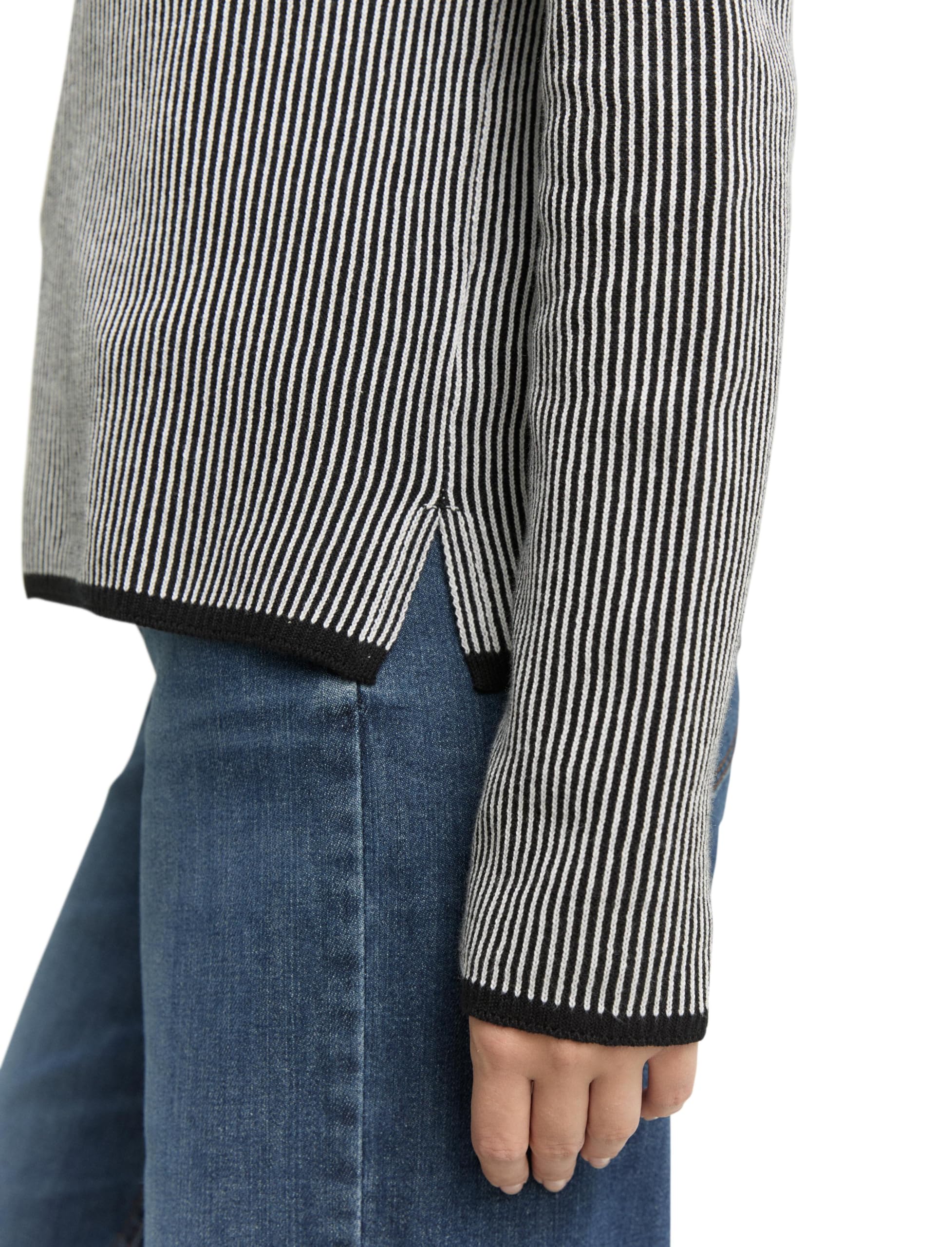 TOM TAILOR Damen 1049187 Strickpullover mit Rundhalsausschnitt