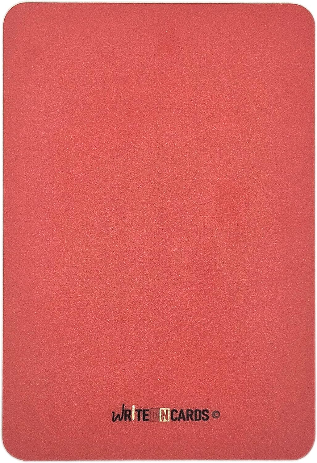 WRITEonCARDS Rewriteable Referee Cards for Soccer: Red, Yellow, and White (AR) Open Cards