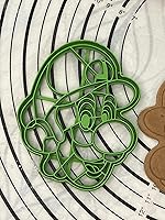 Vista 6 de Cortador de galletas Luigi y molde producido por 3D Kitchen Art