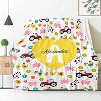 Vista 80 de Custom Name Blanket Throw Personalized Blanket for Kid with Names Customized Blanket with Name for Baby,Custom Blanket,Gift for Birthday Letter