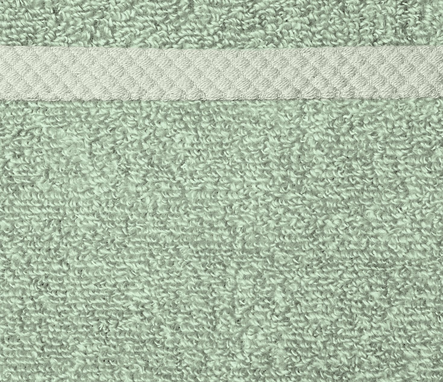 AmazonBasics Quick-Dry Face Towel - 100% Cotton - 400 GSM - Pack of 12, Seafoam Green 1