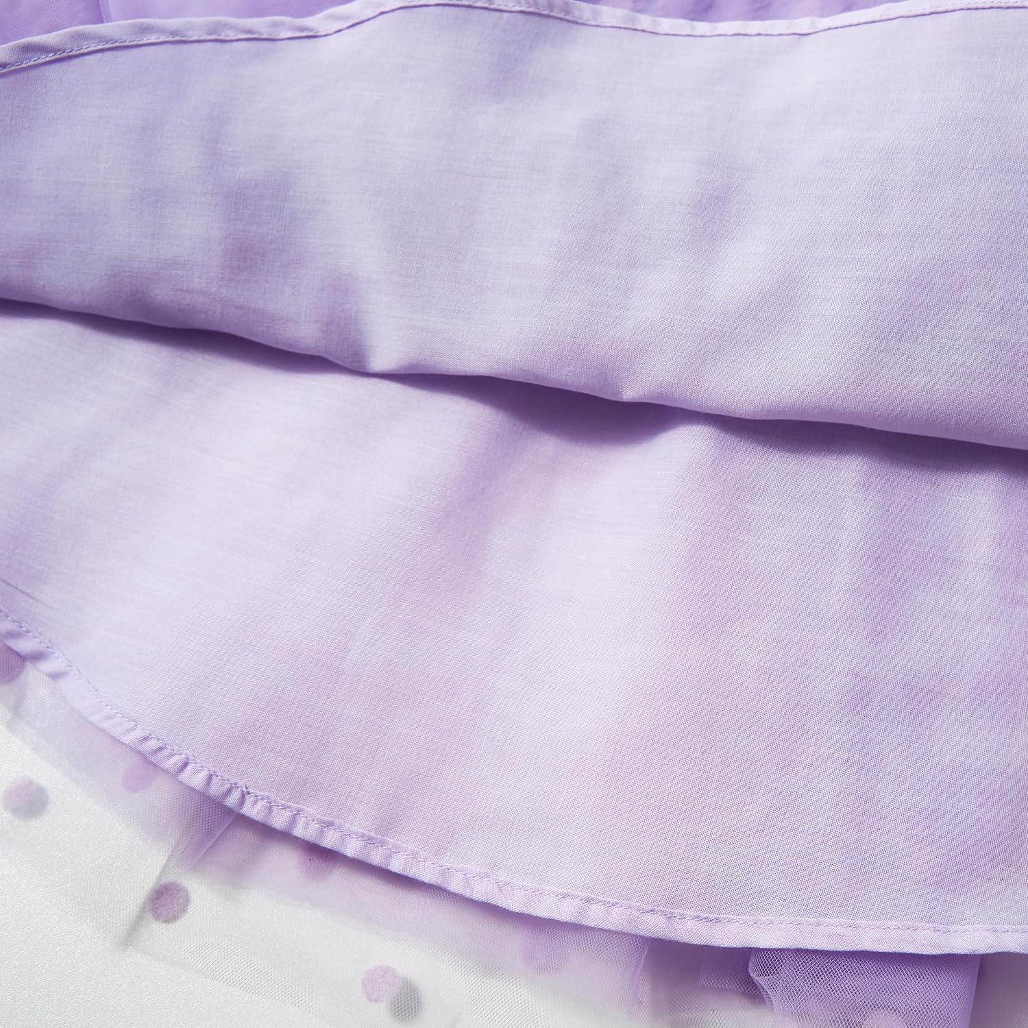 Miipat Toddler Girls Tulle Dress Long Sleeve Tutu Party Dress Little Kids Ruffle Princess Dresses