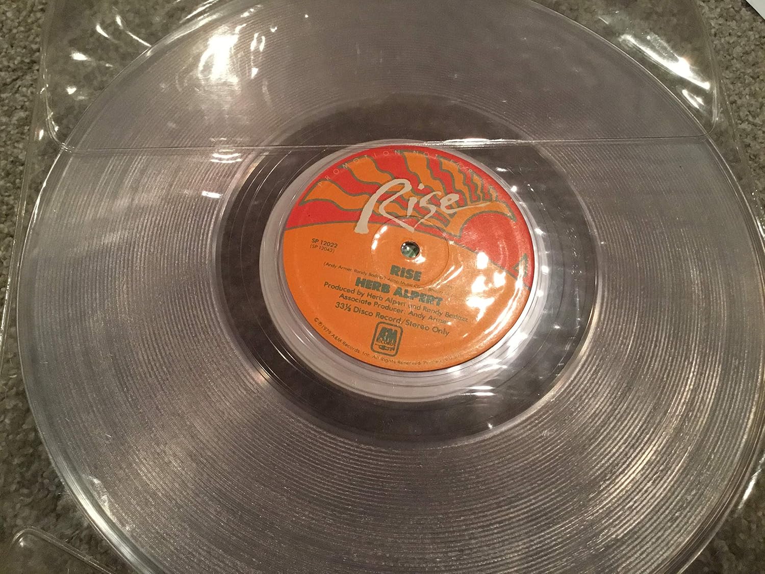 Herb Alpert ~ Rise Clear Vinyl 12 Inch Single (63604) [Vinyl]