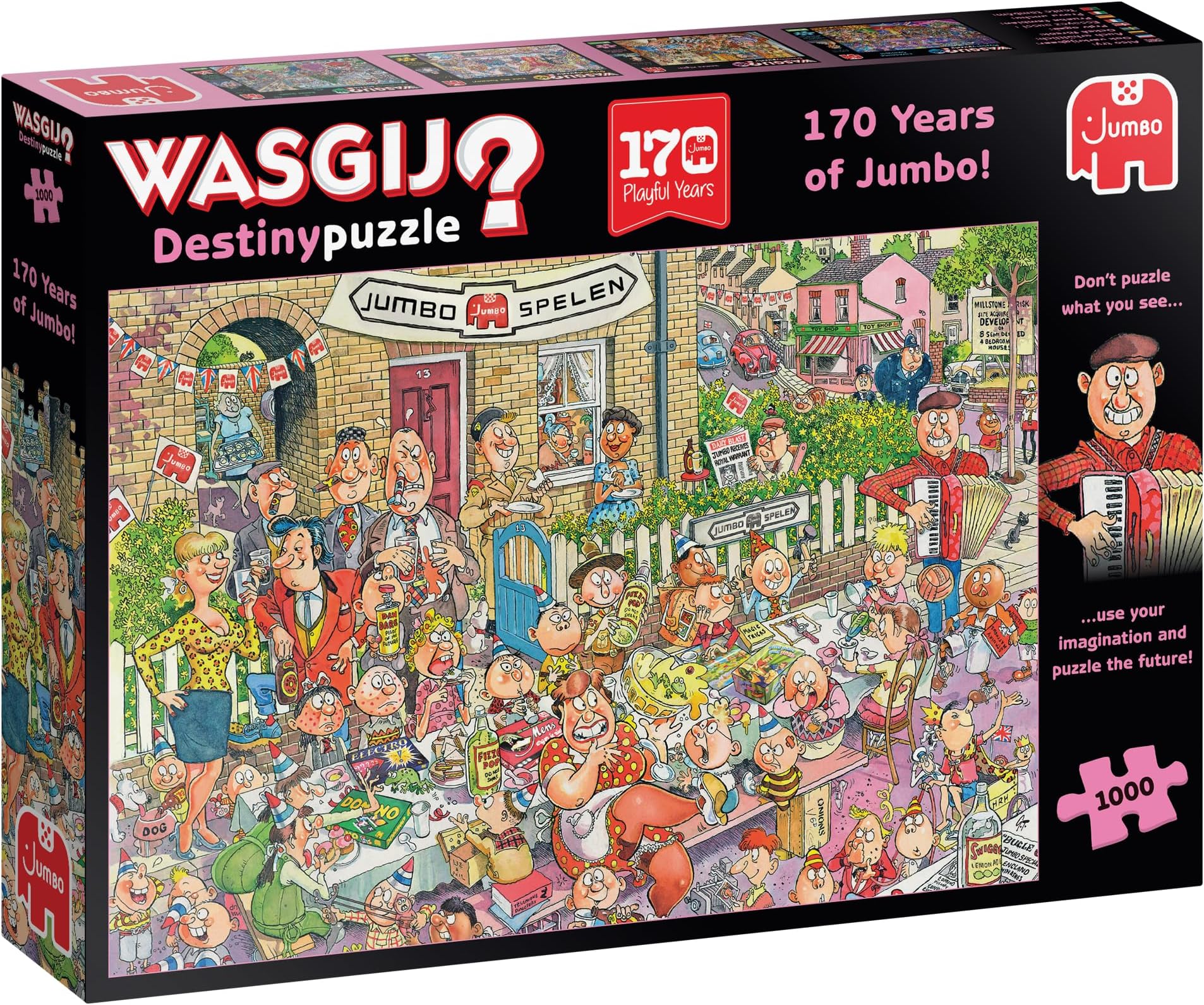 WasgijDestiny, 170 Year Special Edition - 1000 Piece Jigsaw Puzzles for Adults - Fun, Challenging & Brainteasing Adults Jigsaw Puzzle - Puzzle The Future - 100% Recycled Cardboard - 1000pcs - Jumbo