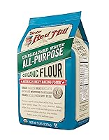 Vista 6 de Bobs Red Mill Harina multiusos blanca orgánica sin blanquear 5 libras paquete de 4