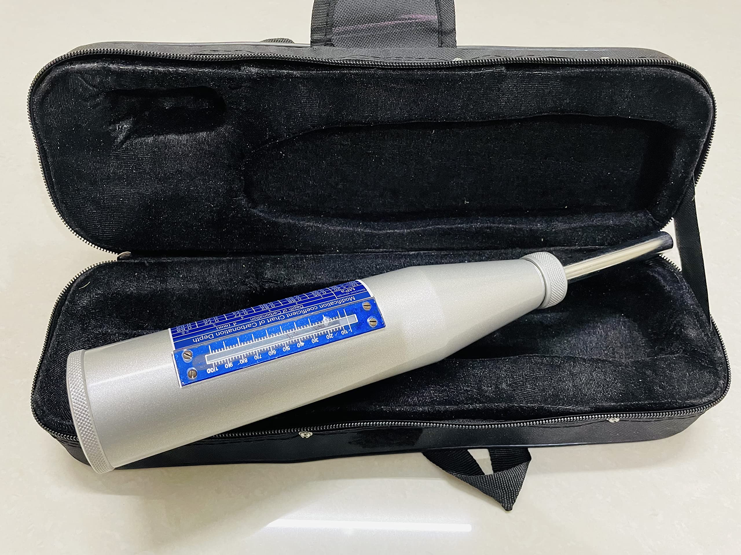 Buy Rebound Hammer Portable Hardness Tester NDT Resiliometer Schmidt Hammer for Testing Concrete