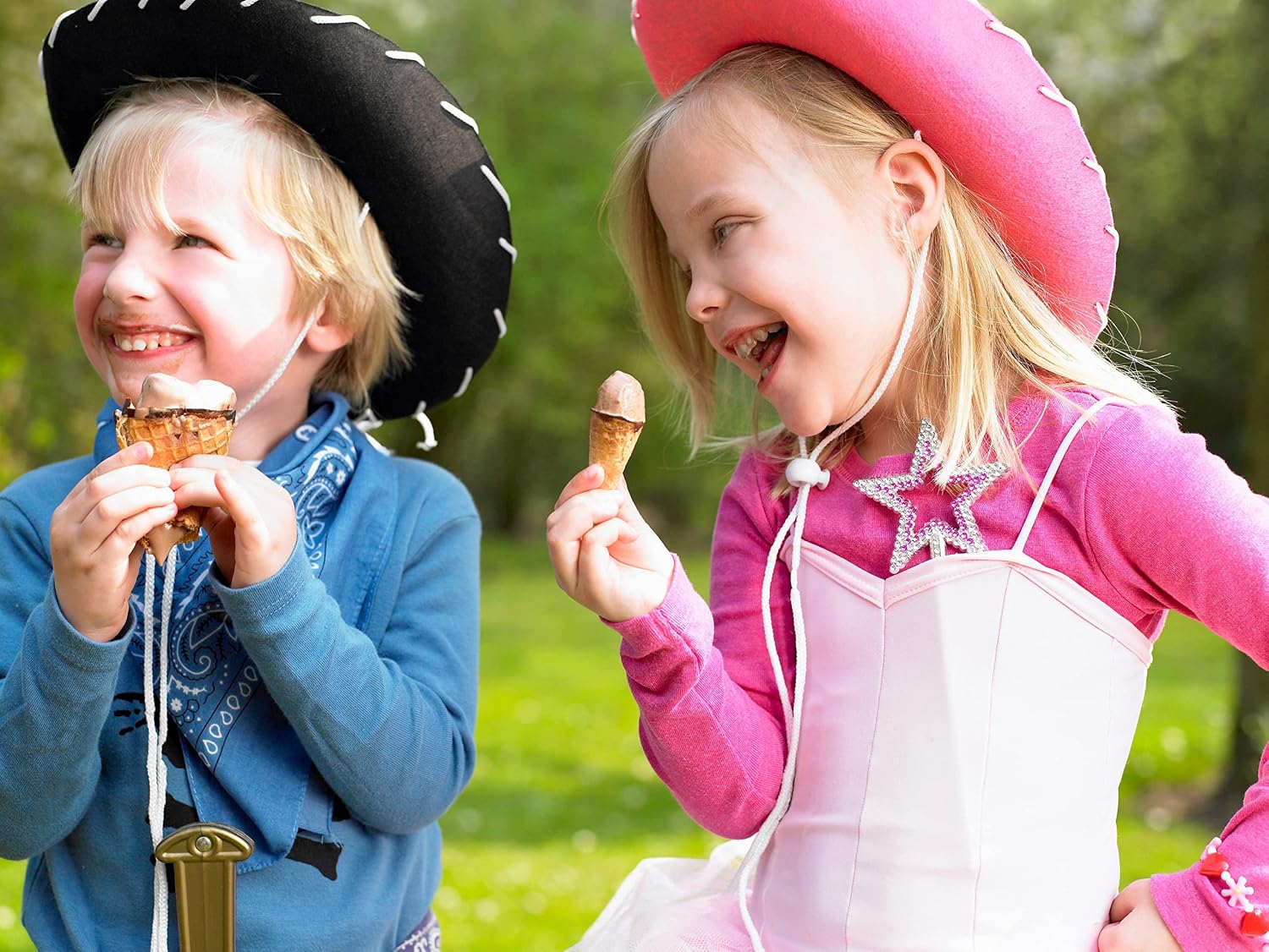 GiftExpress CHILD Felt Pink Western Cowgirl Cowboy Hat - Dressup Country & Rodeo Play Costume - KID Size Pink