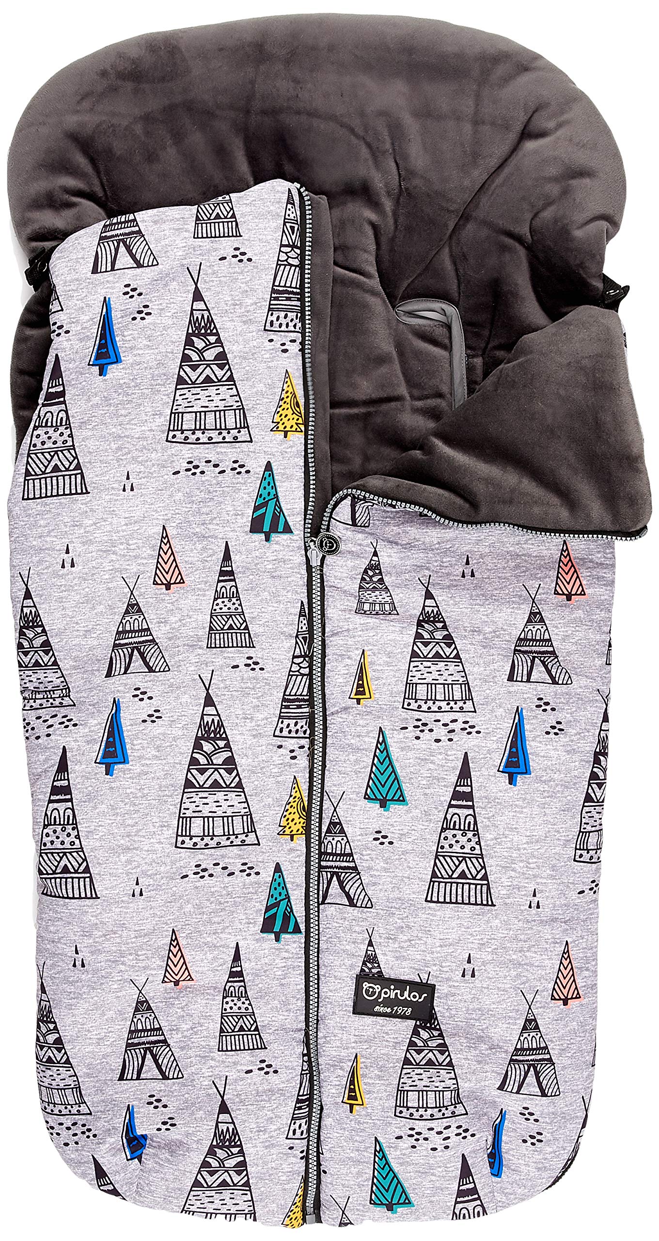 Bimbi Sacco per passeggino Velour 451 Cabañitas 375 30 - Sacchi da cappotto, unisex