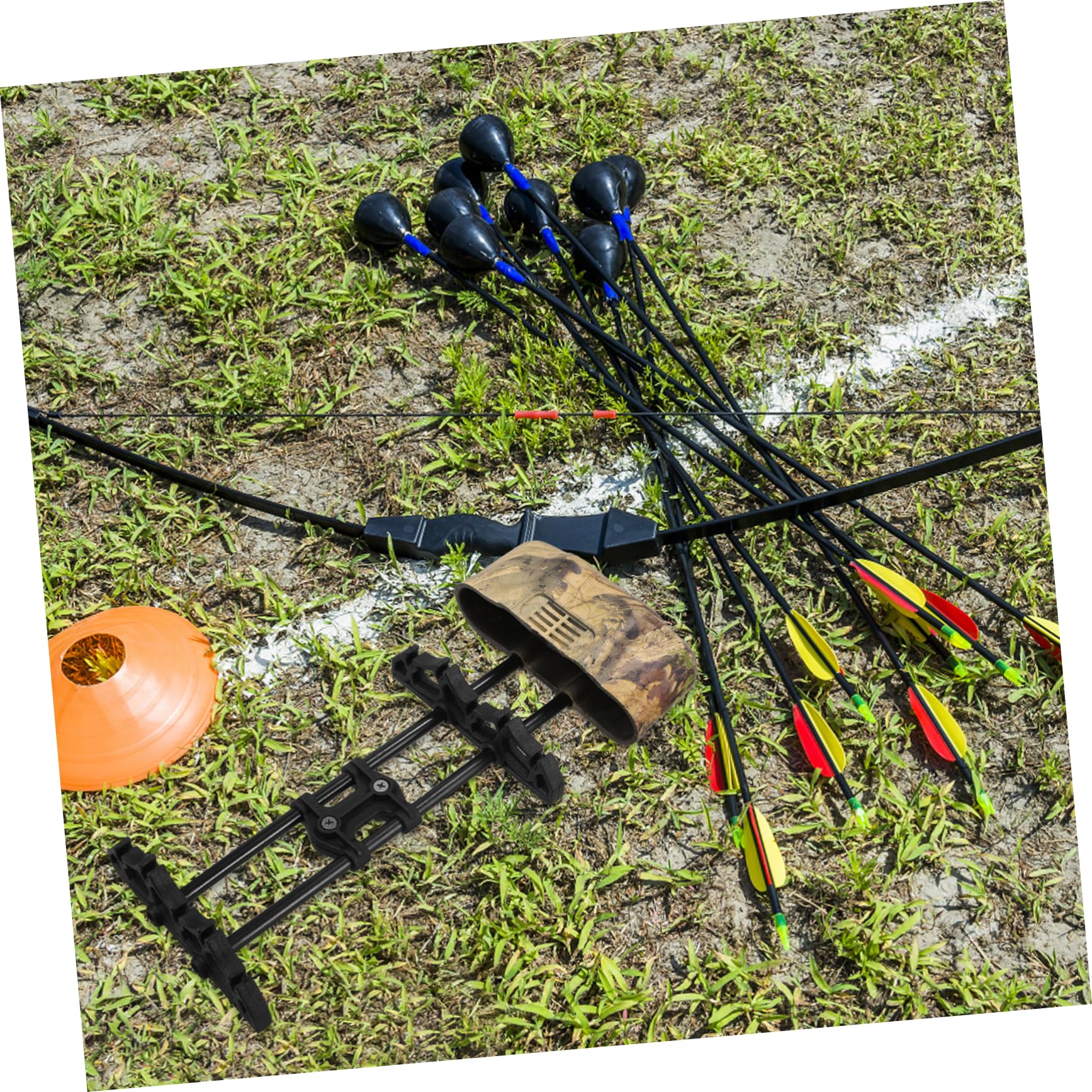 FOYTOKI Portable Box with Capacity Durable Arrow Storage Box for Recurve and Compound Left Right Hand Compatible Arrow for Outdoor Hunting